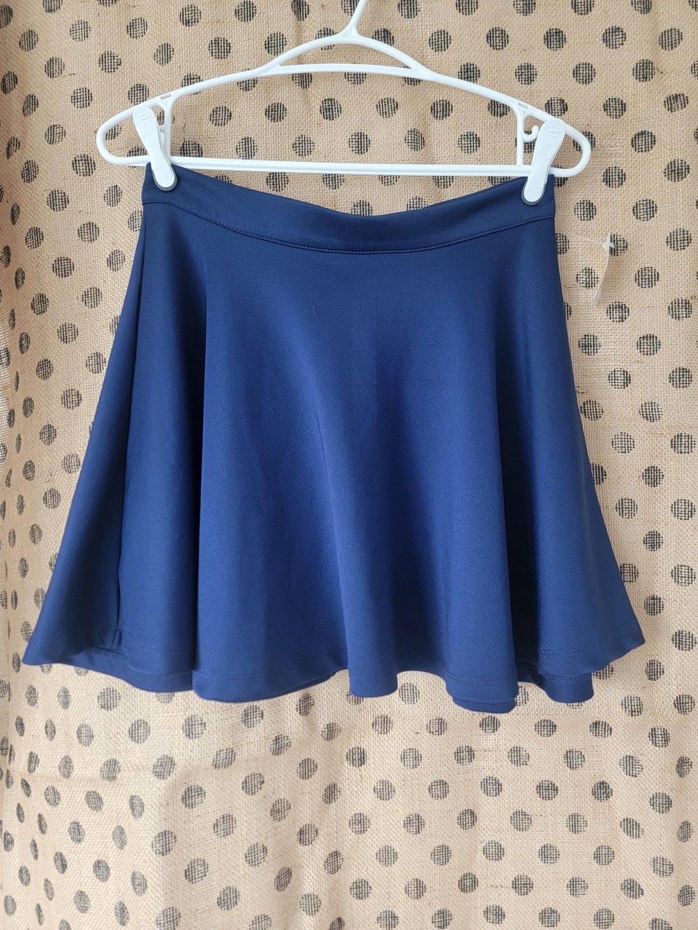 Revamped Navy Circle Skirt